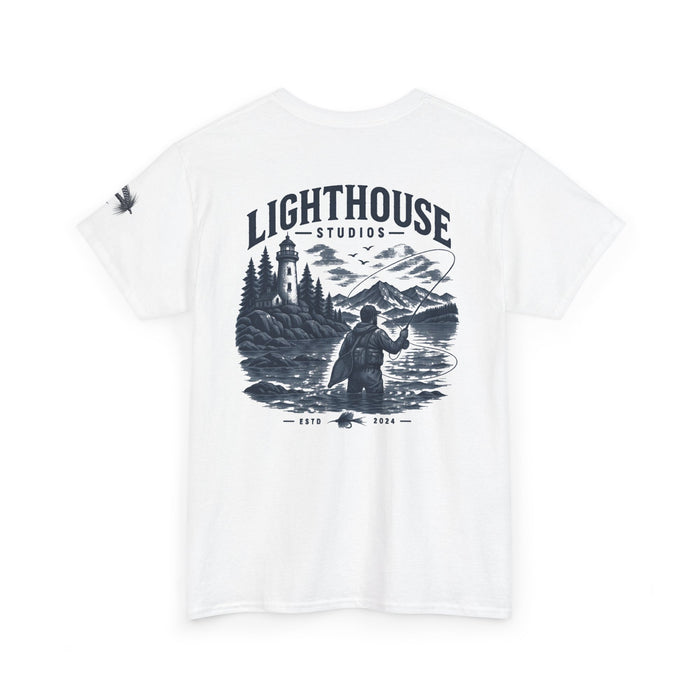 Fishing Graphic Tee — Lighthouse Studios Trout Design