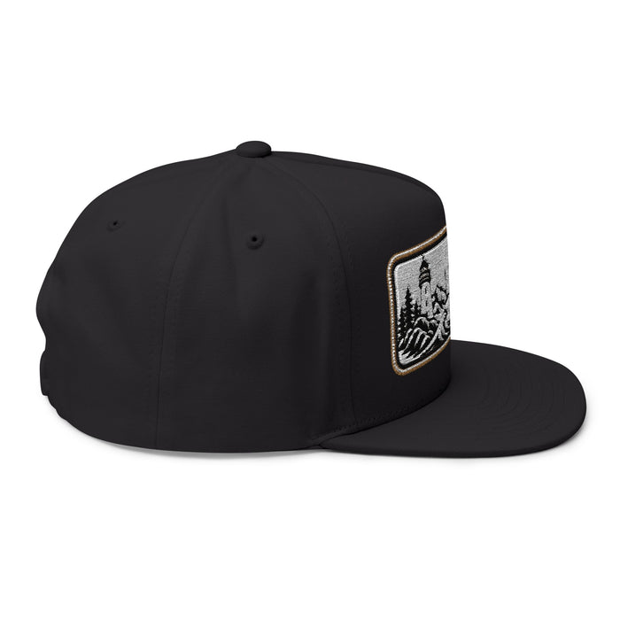 Lighthouse Studios Embroidered Flat Bill Cap