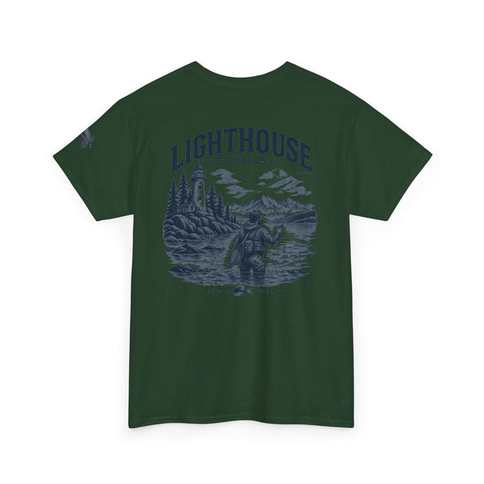 Fishing Graphic Tee — Lighthouse Studios Trout Design