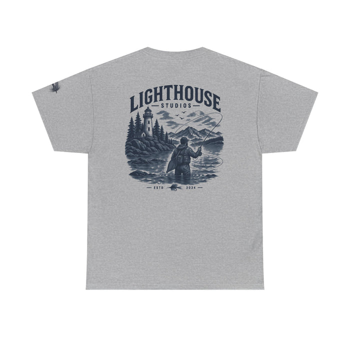 Fishing Graphic Tee — Lighthouse Studios Trout Design