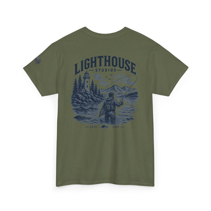 Fishing Graphic Tee — Lighthouse Studios Trout Design