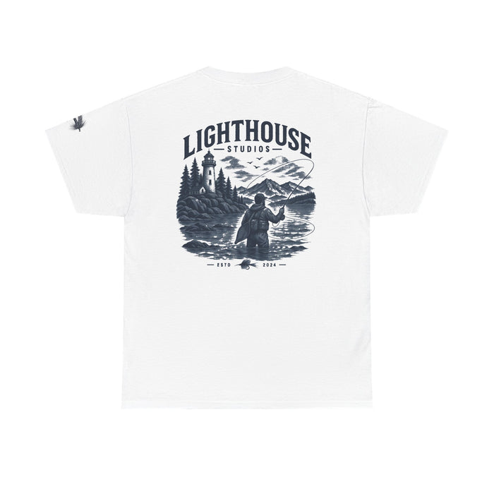 Fishing Graphic Tee — Lighthouse Studios Trout Design