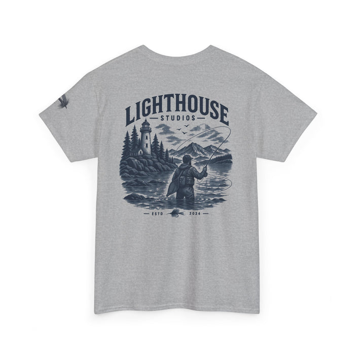 Fishing Graphic Tee — Lighthouse Studios Trout Design
