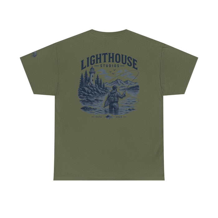 Fishing Graphic Tee — Lighthouse Studios Trout Design