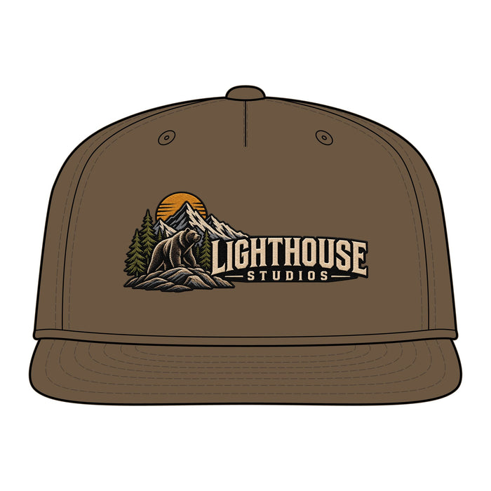 Lighthouse Studios Mountain Logo Cap — Vintage Outdoor Snapback