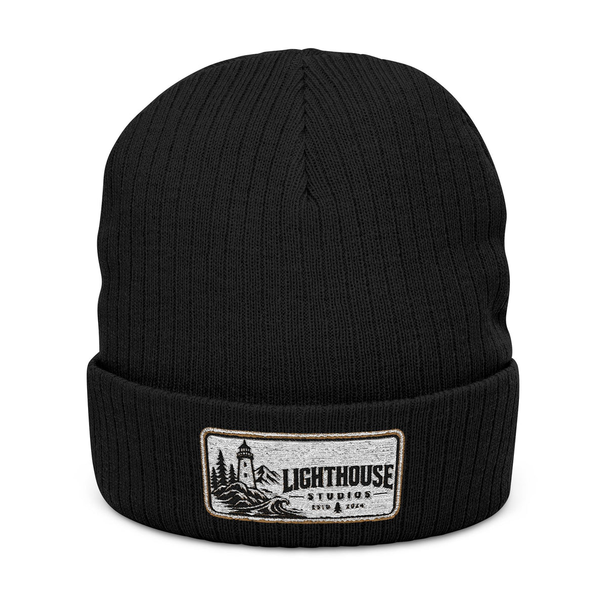 Ribbed Knit Beanie (Embroidery)